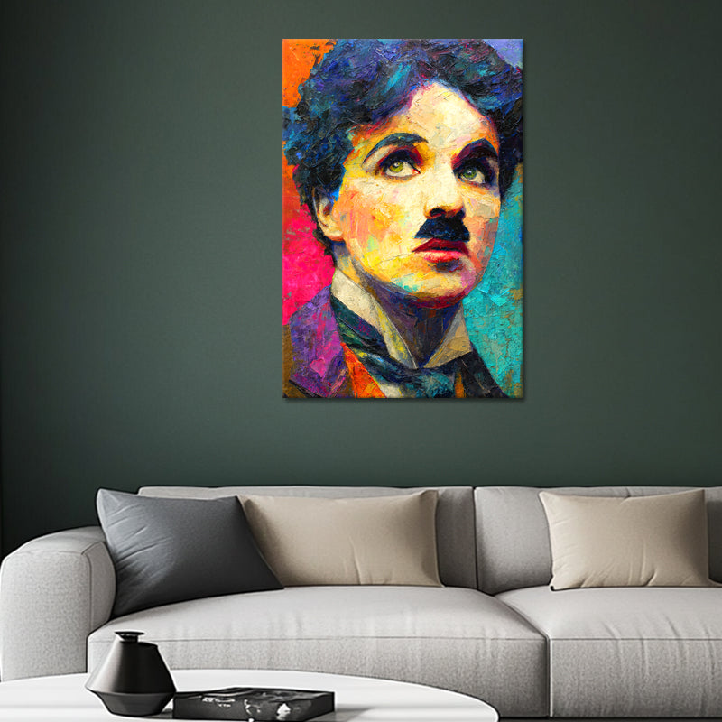 Schilderij Charlie Chaplin