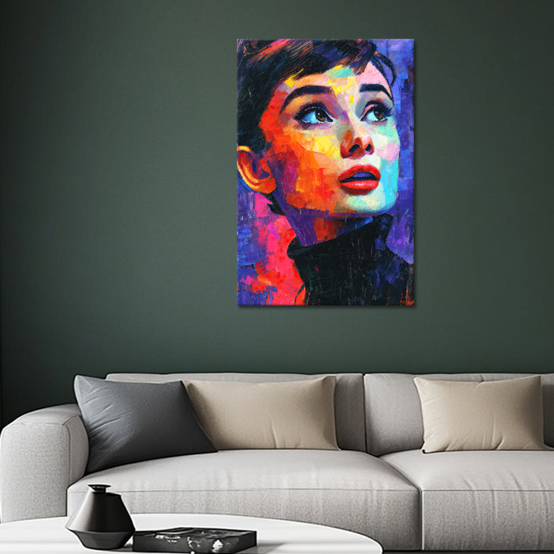 Schilderij Audrey Hepburn