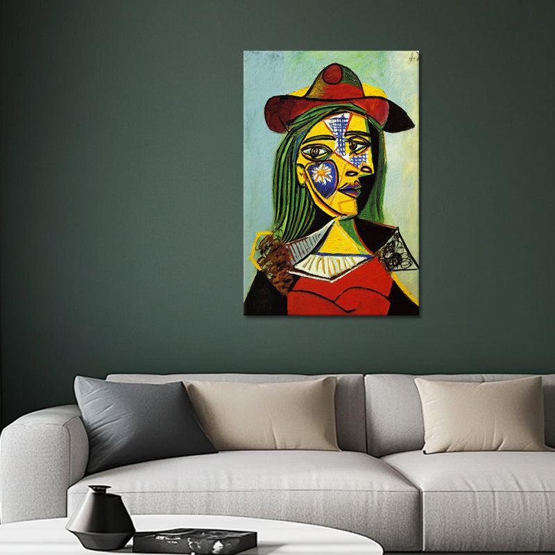 Frau mit Hut und Pelzkragen – Picasso
