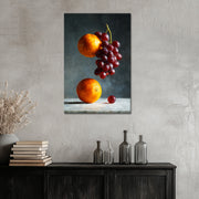 Orangen und Trauben