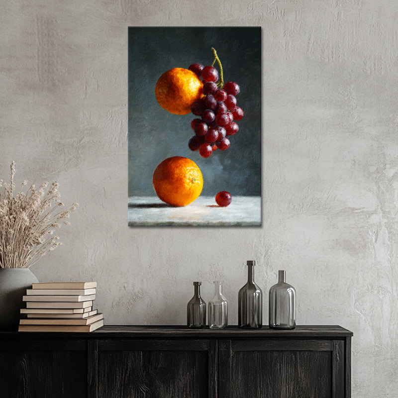 Orangen und Trauben