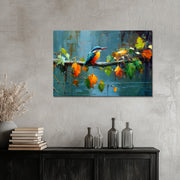 Schilderij IJsvogel op Tak