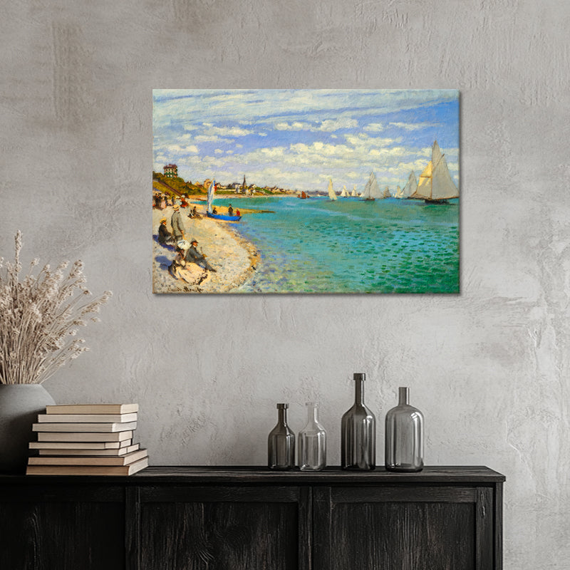 Regatta in Sainte-Adresse - Claude Monet