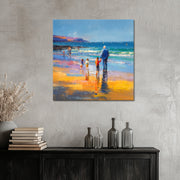 Sfeervol strandlandschap
