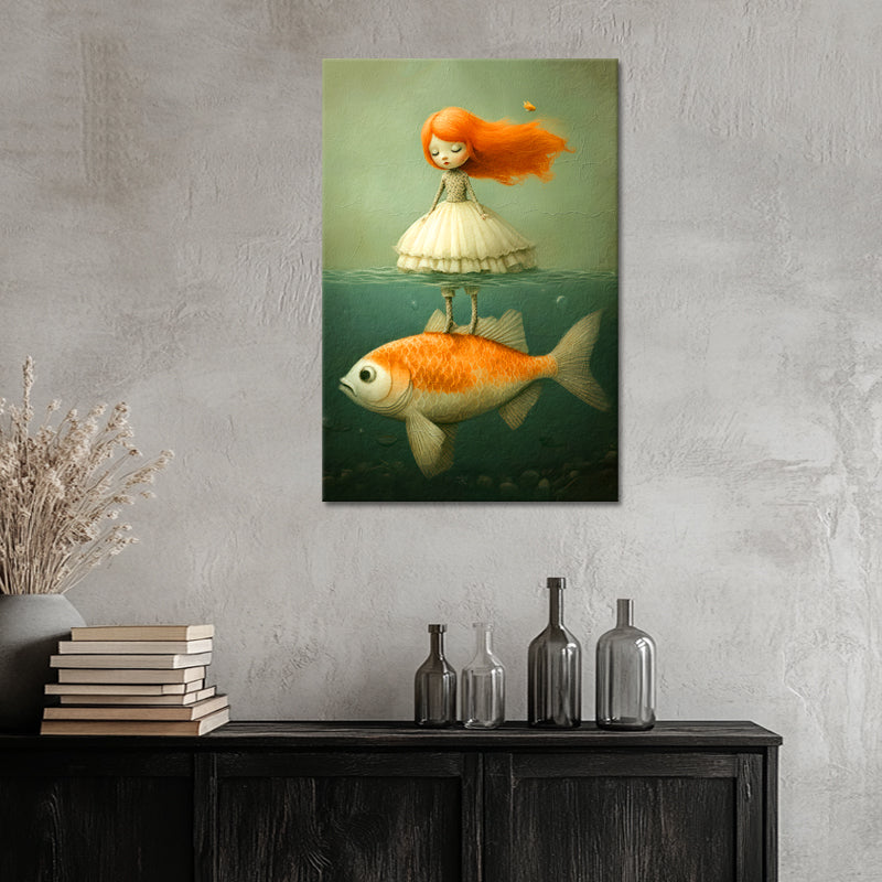 Mädchen mit Goldfisch III