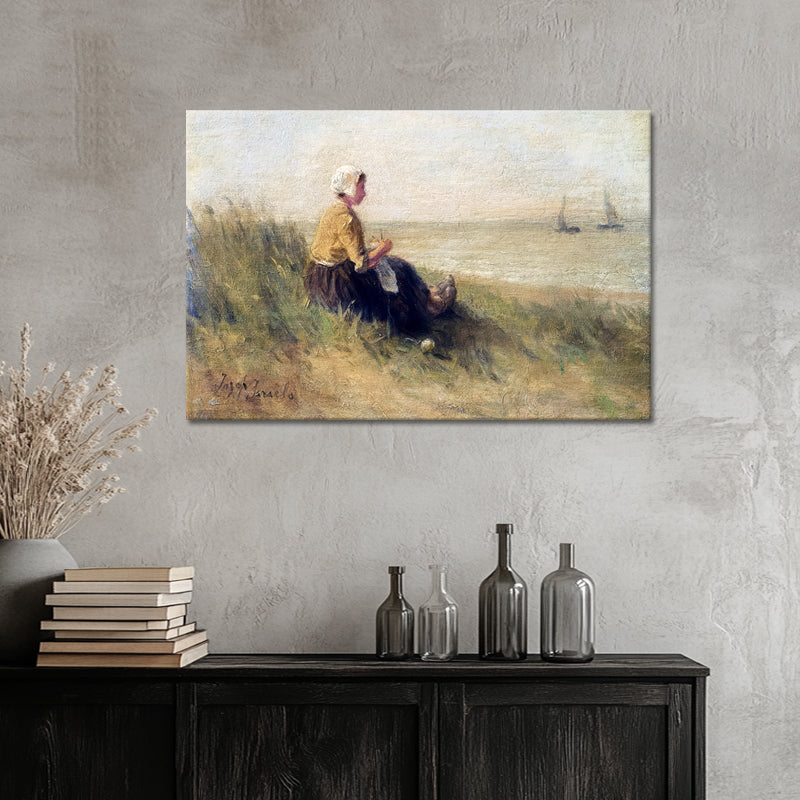 Vrouw Aan De Kust - Jozef Israels