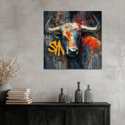 Stier in der Street Art