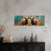 Schotse Hooglanders Panorama