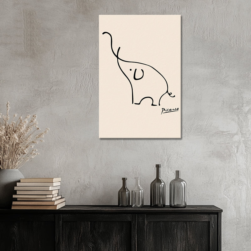 Skizze eines Elefanten - Picasso