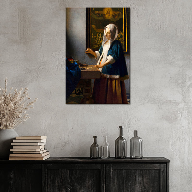 Vrouw met weegschaal - Johannes Vermeer