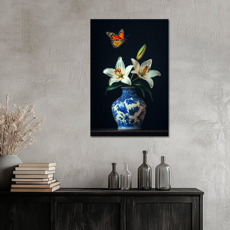 Blauw Wit Vaas