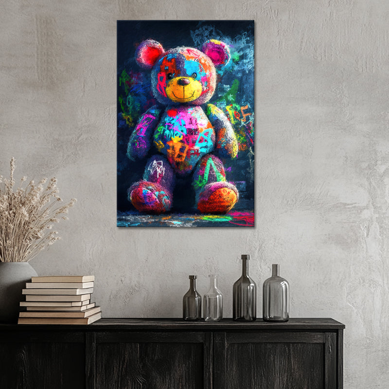 Teddybär-Kunstgemälde