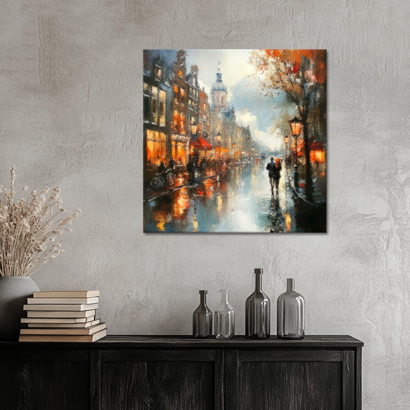 Sfeervol Amsterdamst Stadsgezicht