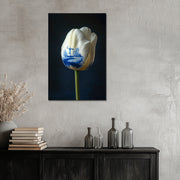 Eine Tulpe im Delfter Stil