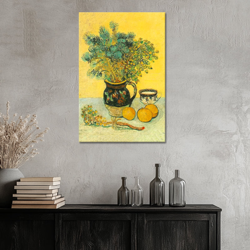 Majolica Jug with Wildflowers- Van Gogh