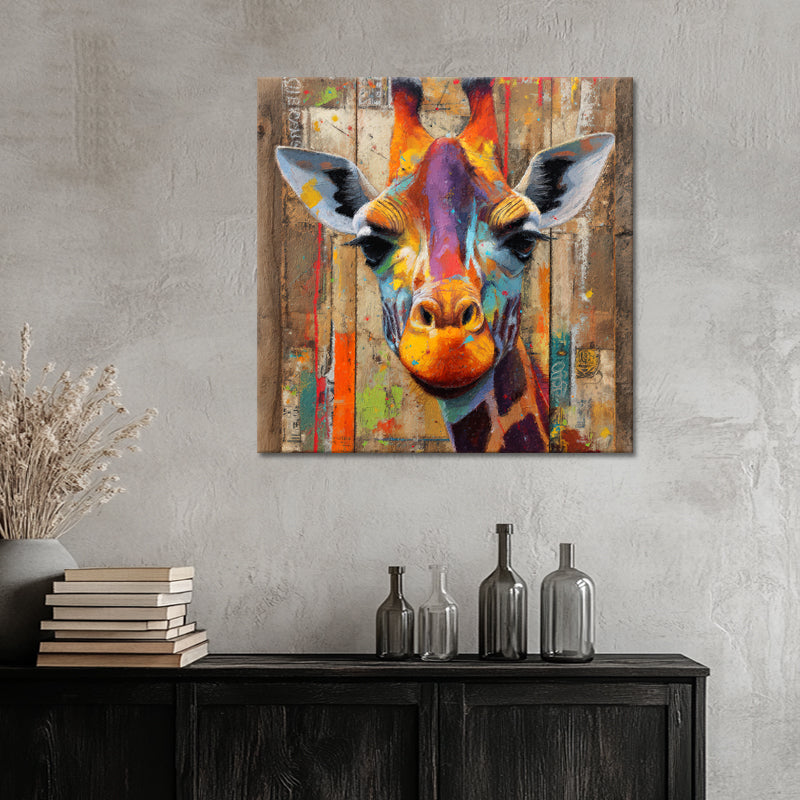 Bunte Giraffe