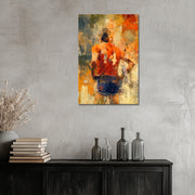 Johan Cruyff 14 - abstrakt