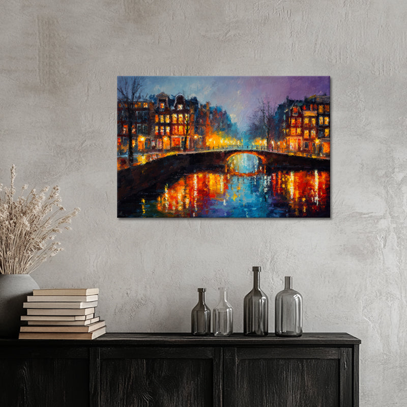 Amsterdamse Gracht bij Nacht