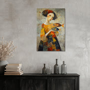 Vrouw en Vis Kunst