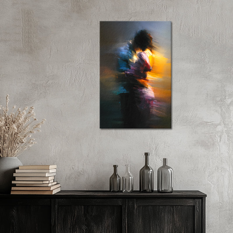 Liefde abstract schilderij