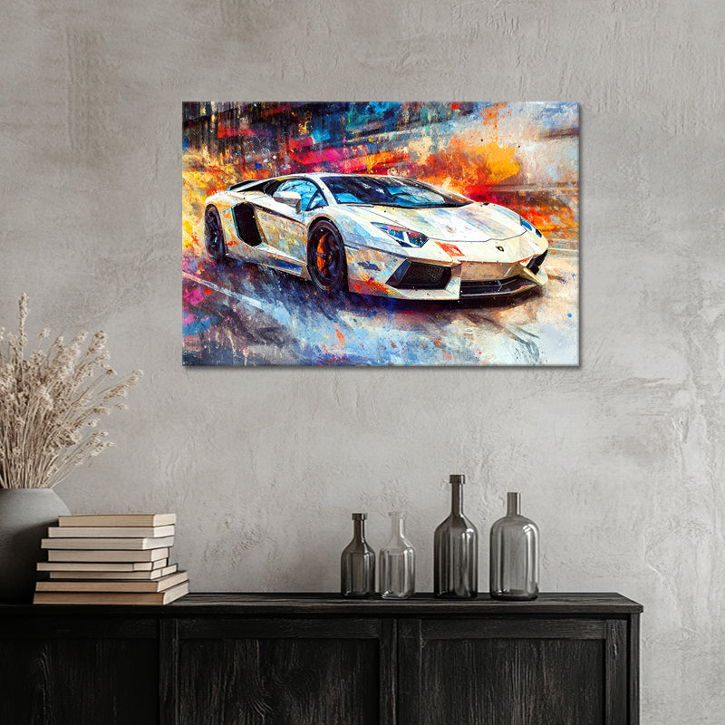 Lamborghini Aventador car dynamic