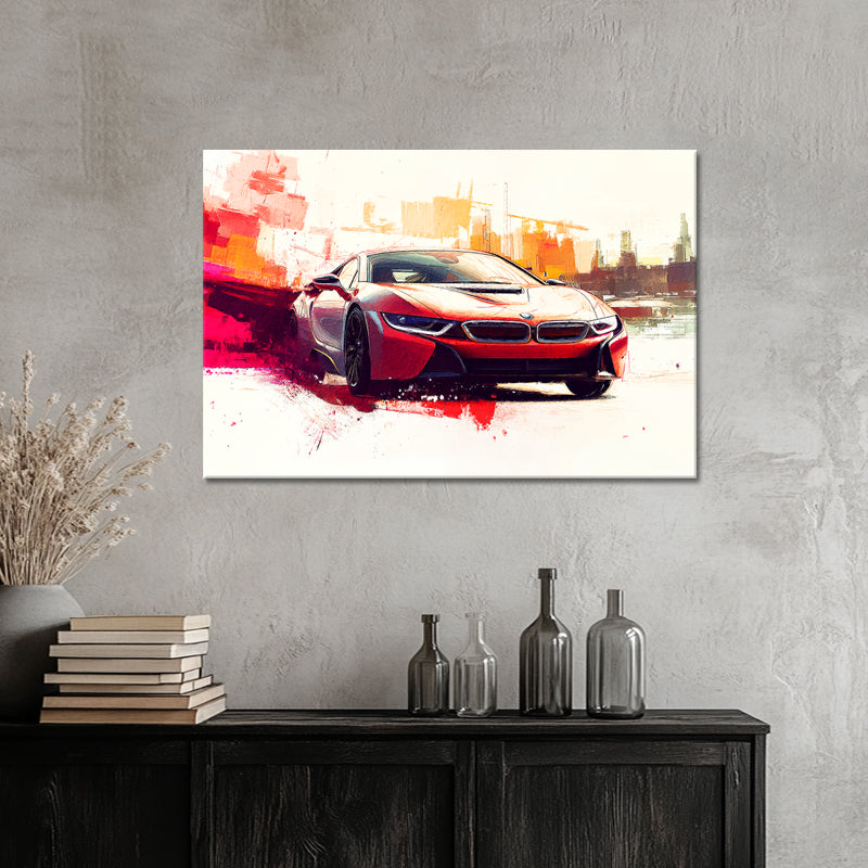 Abstracte BMW i8