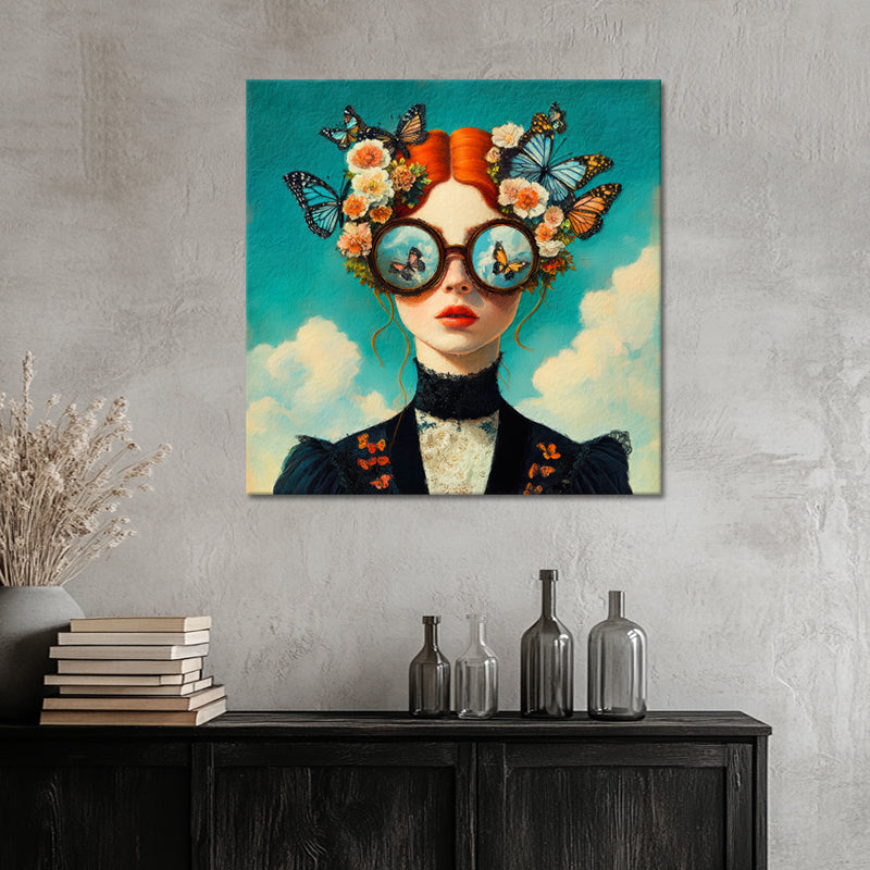 Vrouw met vlinders Art II