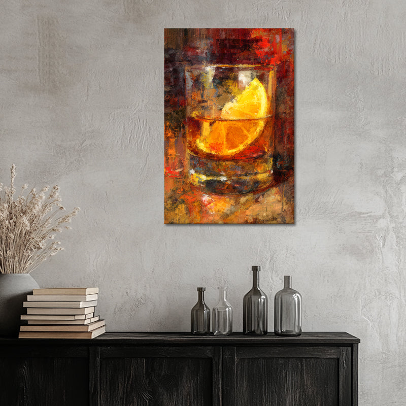 Whiskey Glas Abstract