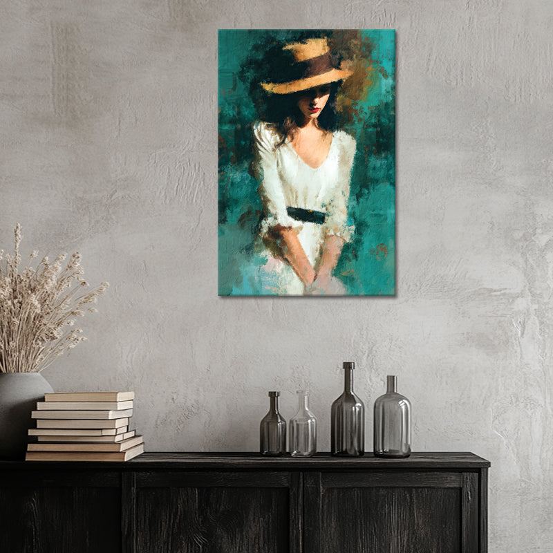 Vrouw met hoed – Modern