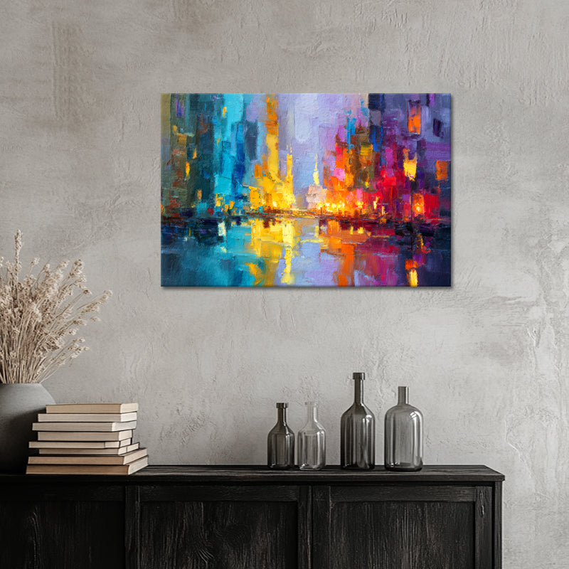 Abstracte Stad Kunst