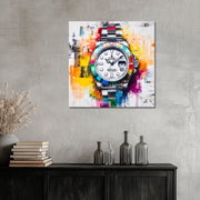 Buntes Rolex-Gemälde