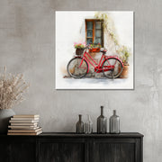Fiets Met Bloemen Art II
