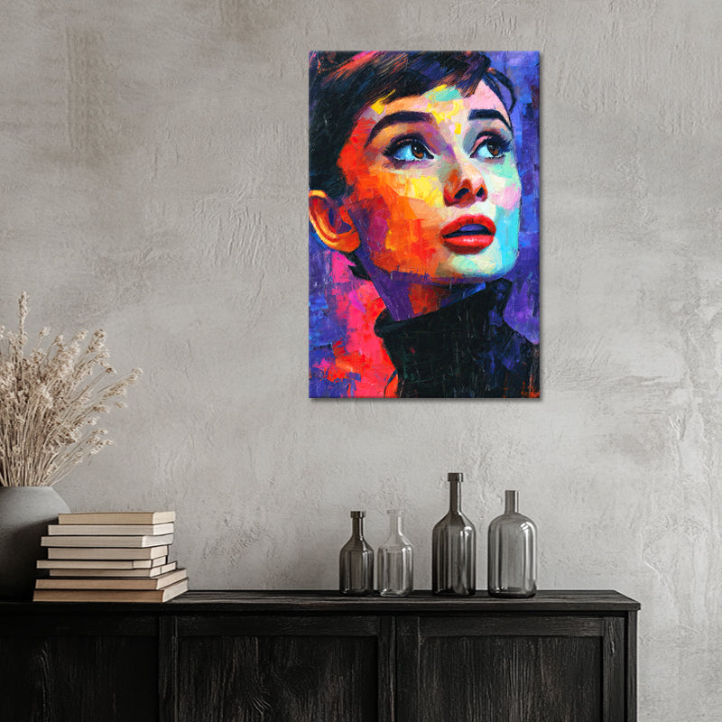 Schilderij Audrey Hepburn