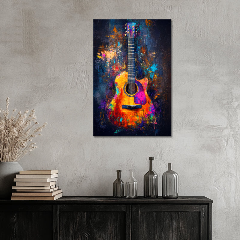 Gekleurde Gitaar II