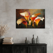 Warme Calla-Lilien
