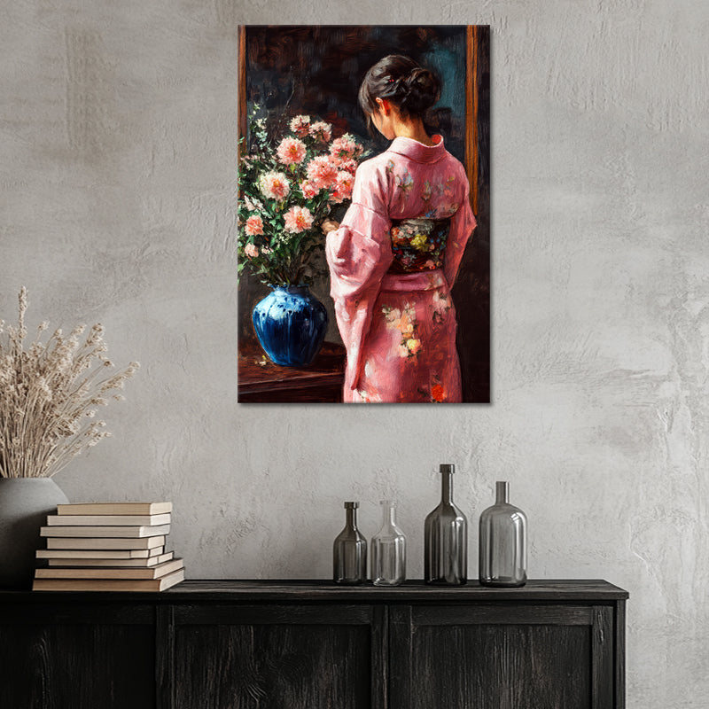 Asiatische Frau im Kimono III