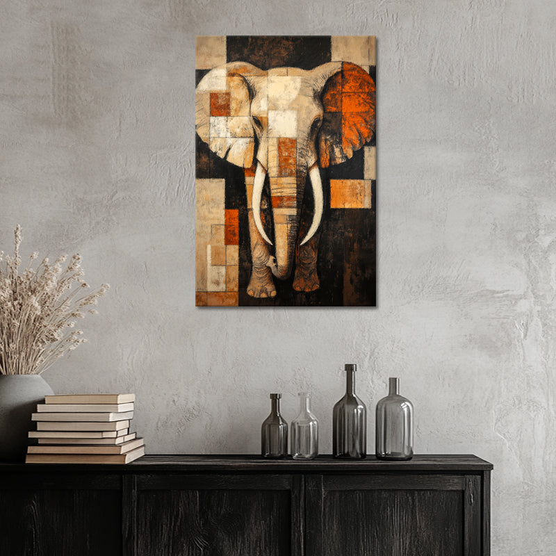 Elefant im Kubismus