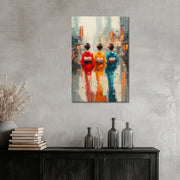 Drie Vrouwen Kimono