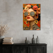 Frau Blumen Brille