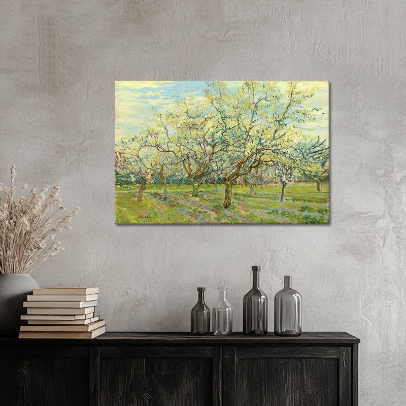 Boomgaard met bloeiende pruimenbomen - Van Gogh