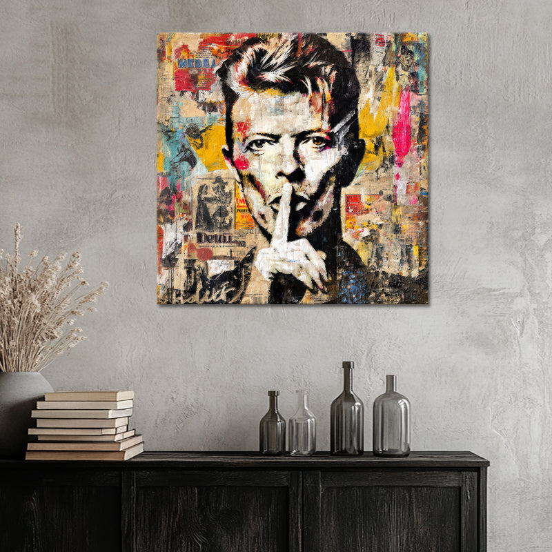 David Bowie-collage art