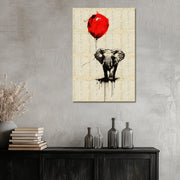 Elefant und Luftballon