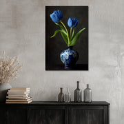 Twee Blauwe Tulpen