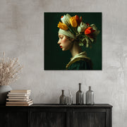 Vrouw met Tulpen