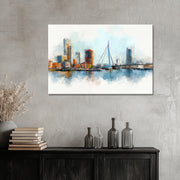 Erasmusbrücke Rotterdam Kunst
