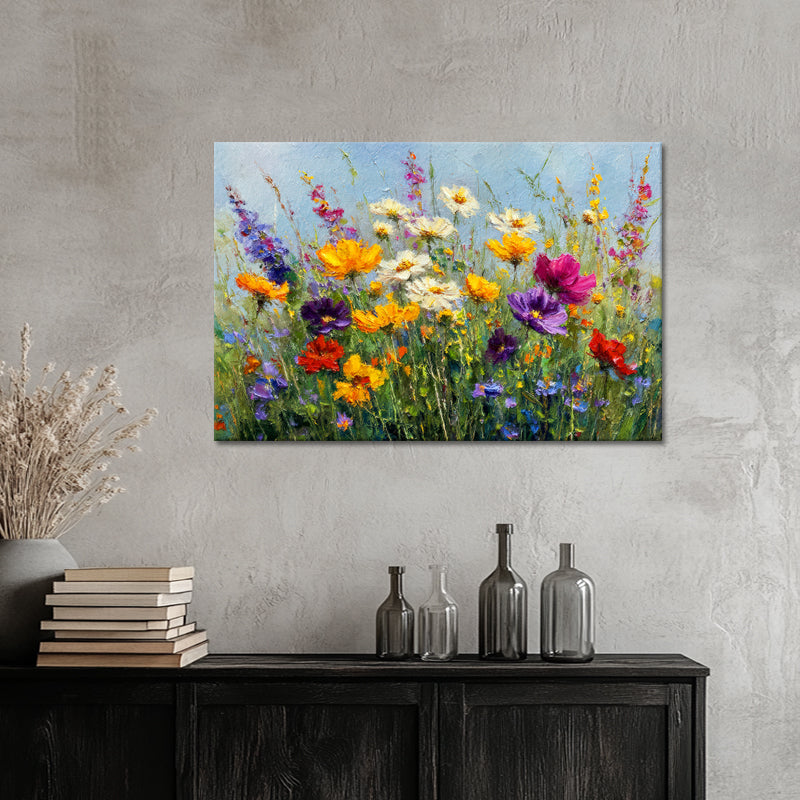 Wilde Blumen in Farbe