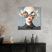 Vrouw Portret met Vissen