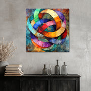 Abstracte kleurrijke vormen I