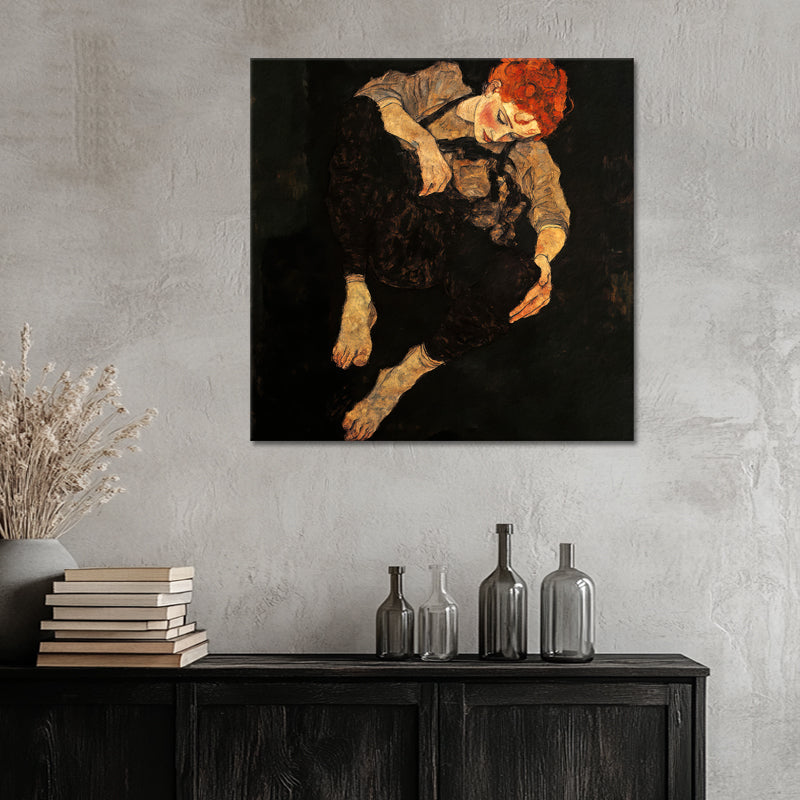 Eingeschlossener Körper - Egon Schiele (Inspiration)