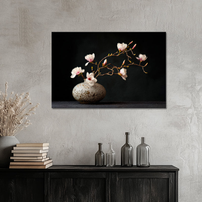 Magnoliatak in Chinese Vaas